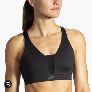Brooks Plunge Sports Bra Large Black
